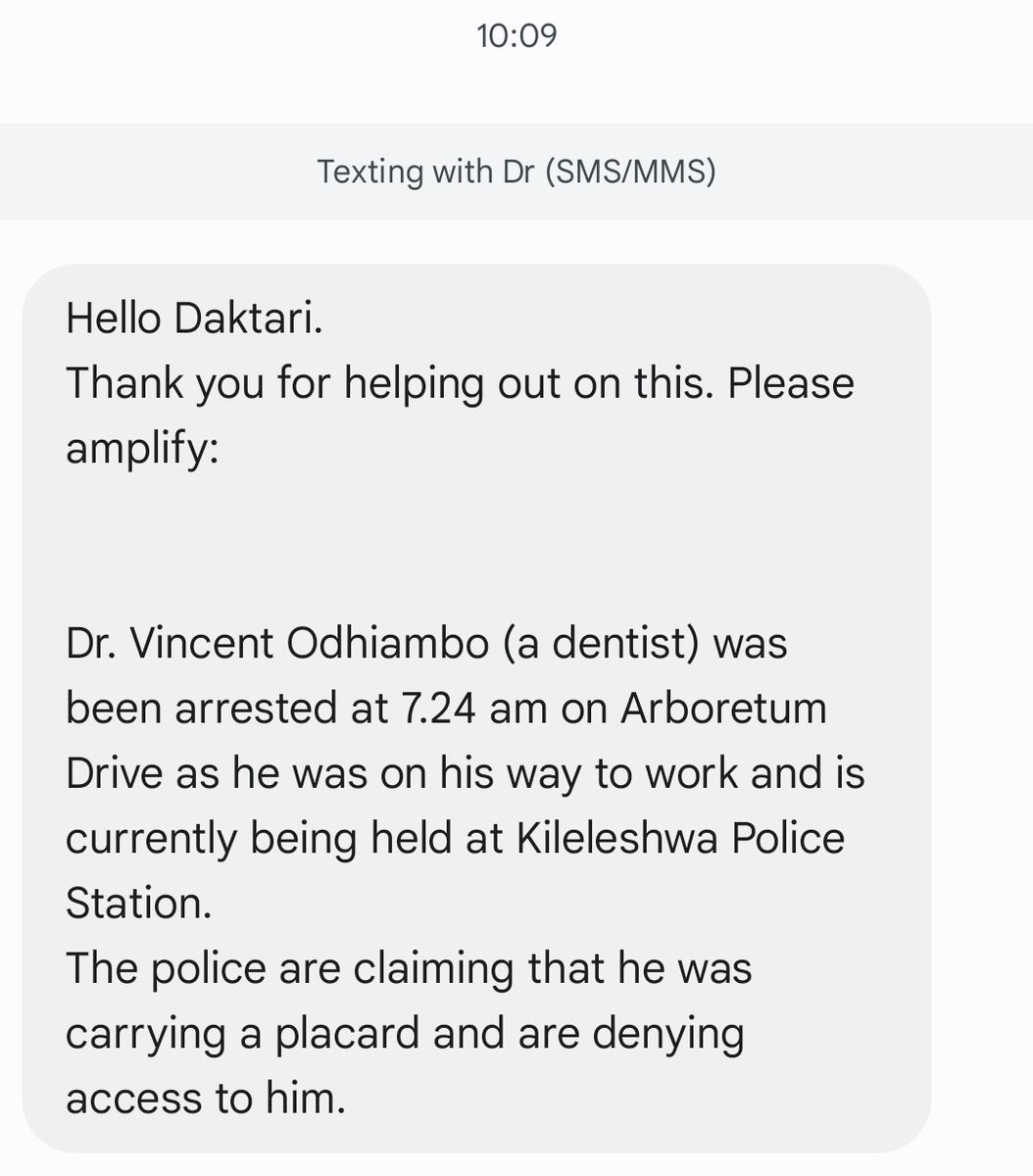 lizwala's tweet photo. Please share widely

@KmpdcOfficial 
@kmpdu 
@kot 
@MedicsForKenya 
@IG_NPS 
@MOH_Kenya 
@InteriorKE 
@HakiKNCHR 
@lawsocietykenya https://t.co/DKPdJw3vGs