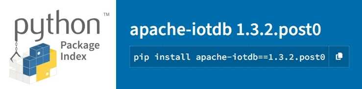 The latest Apache IoTDB Python package for version 1.3.2 is released! 

Improved performance and features await.

Upgrade now! 👉pypi.org/project/apache…

#IoT #DataScience #Python #ApacheIoTDB #OpenSource #Timeseries #Database