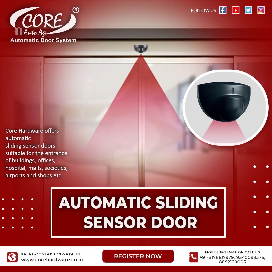 coreautoage's tweet image. Crafted with exceptional technology and inventive mechanism, Core offers Automatic Sliding Sensor Door for any of your busy space that requires instant operation in-case of emergency.  

#SensorDoors #AutomaticDoors #SmartEntry #AccessControl #Lucknow #architecture #corehardware