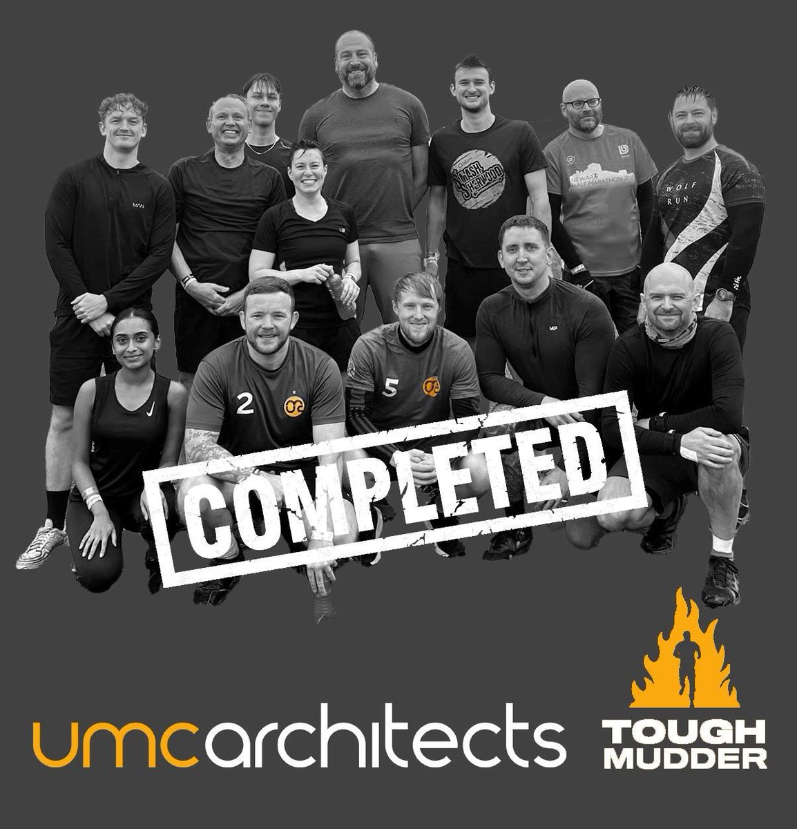 Congratulations to our UMC Architects that undertook the Midlands Tough Mudder in aid of CASY (buff.ly/3xUR6hp) who are dedicated to support the emotional wellbeing of children and young people in the Lincolnshire &amp; Nottingham area. 
What an incredible achievement!