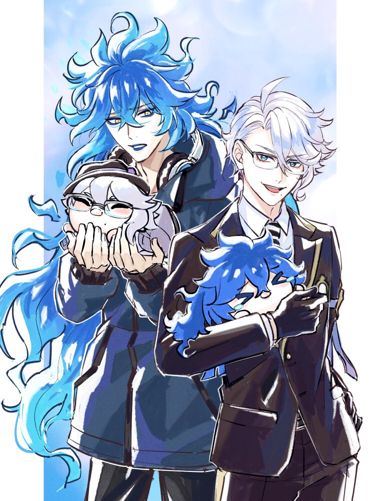 #twstファンアート
ボ部💀＆🐙ツム