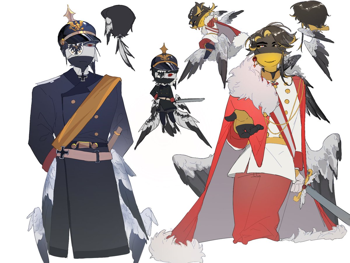 Azir_sov's tweet photo. #countryhumans
#countryhumansaustria
#countryhumansprussia
#PruAe
👑✨🇩🇪🇦🇹♟️🐦🐦
(also by my friend 🥰) https://t.co/pDHbLyDkpQ