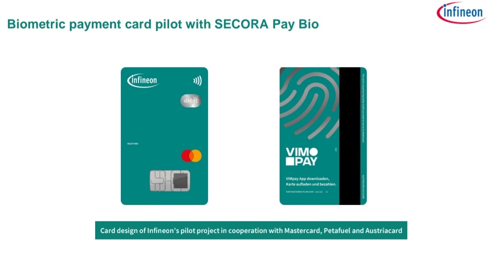 Bentyl50's tweet photo. "Card design of Infineon’s pilot project in cooperation with Mastercard, Petafuel and Austriacard"
Ping @FingerprintCard 
@Infineon 
#SecoraPayBio #cards #contactless #payments 
https://t.co/2fZ1Oo6f61 https://t.co/9uL5vi5Aip