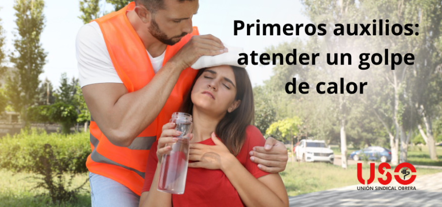 #USOTeinforma, te da consejos y te dice los primeros auxilios que debes llevar a cabo ante un golpe de calor.
Es necesario conocerlos para evitar consecuencias graves.

¿Cómo debemos actuar si una persona sufre un golpe de calor mientras está trabajando?👇
uso.es/primeros-auxil…