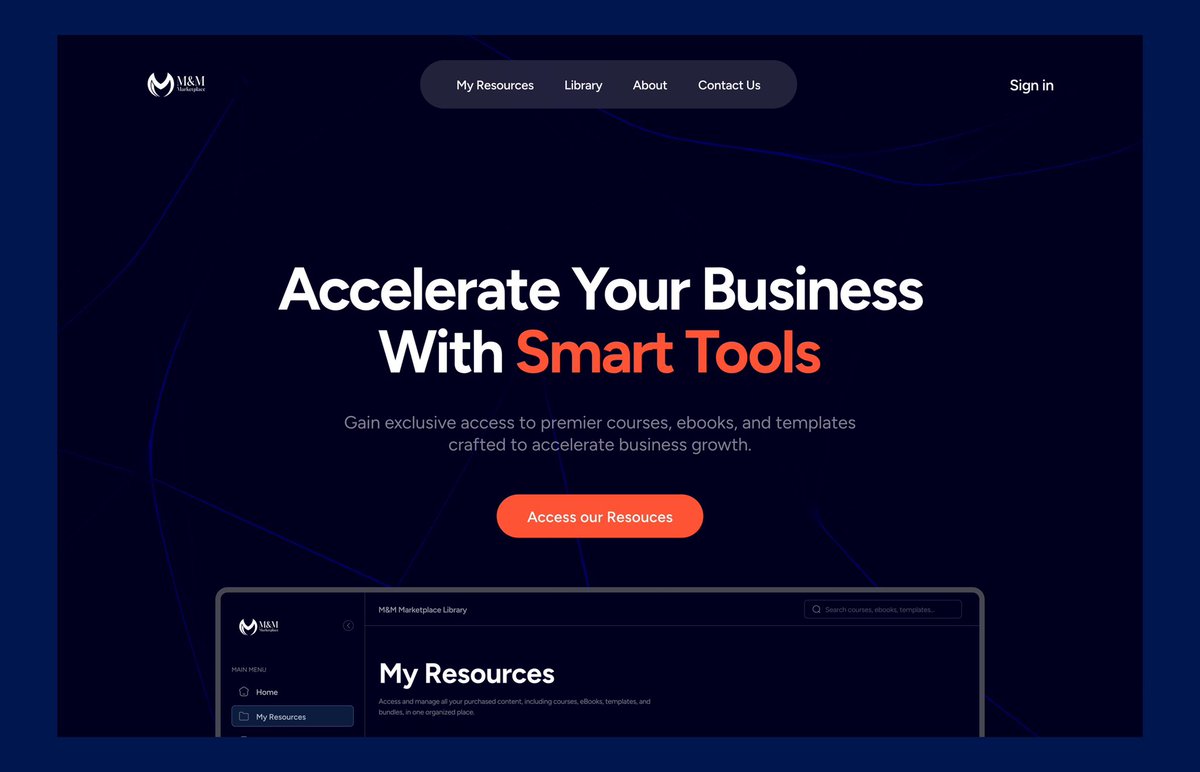 alvn_ix's tweet photo. Been a minute!!!
I designed a The Hero Section for the Business Resources Website 

The Website features both dark and light mode sections. Some resources the website offers are video courses, ebooks, templates and audio books

#reallifeproject https://t.co/gqSOoyD5pi
