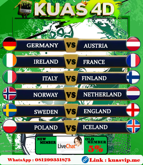 Kuas4D's tweet photo. UEFA WOMEN'S EURO 2025 QUALIFIERS LEAGUE A
Dengan menu jadwal pertandingan BOLA terlengkap ada disini 🙂
Link Daftar Tersedia disini : https://t.co/0X9XQnGMe1
Untuk WhatsApp KUAS4D silakan add yah kaka 🙂
https://t.co/xVbGD0IbzF https://t.co/V0PgiEHKY9