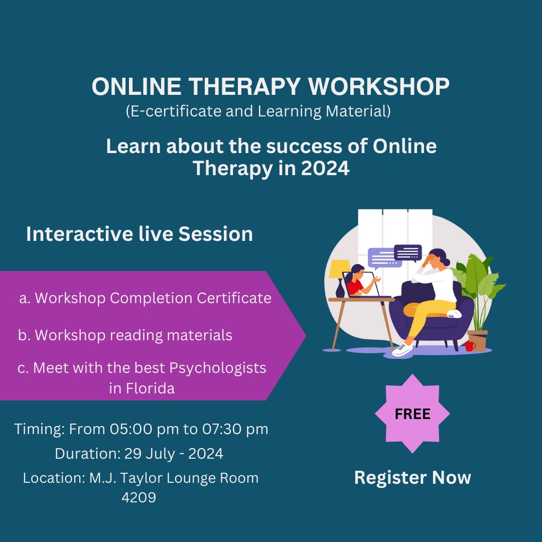 psyconn's tweet photo. We are here! Meet our team at the "Online Therapy Workshop" and help us become the Psych hub. 
#Psychforlife #Psychbusiness #Psychworld https://t.co/WpSaerSBy4