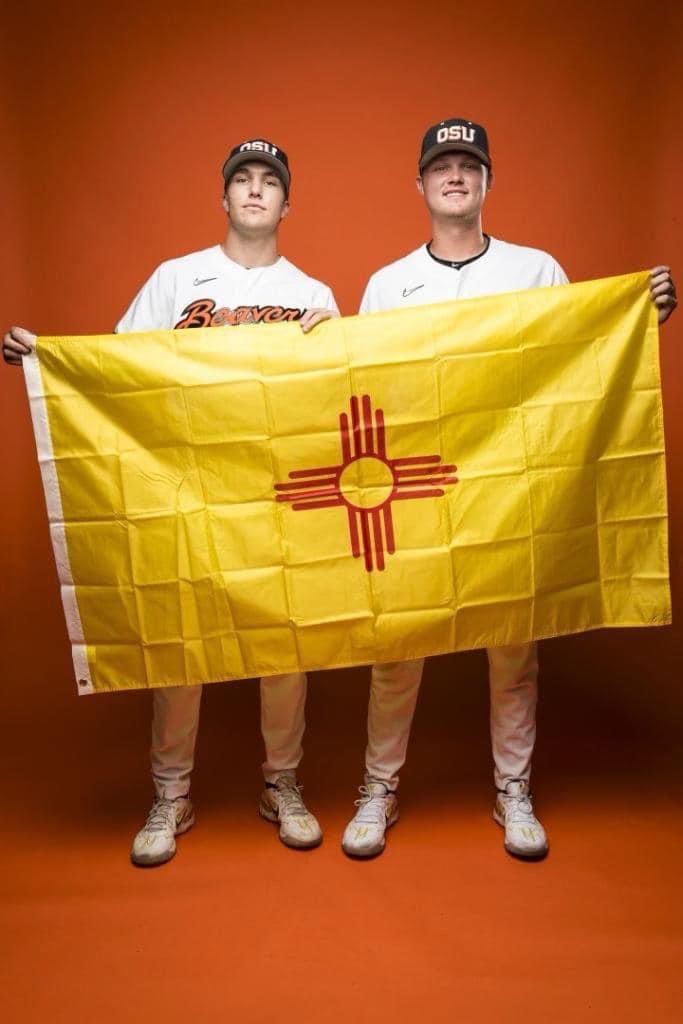 PowerArmPitcher's tweet photo. Congratulations to these two hardworking young men. So proud of all of the hard work you guys put in over the years to get here. 🔋💪💪 @AidenMay_24 @jacobkmatz @AbqBaseballAcad #whosnext https://t.co/069rUcQxNY