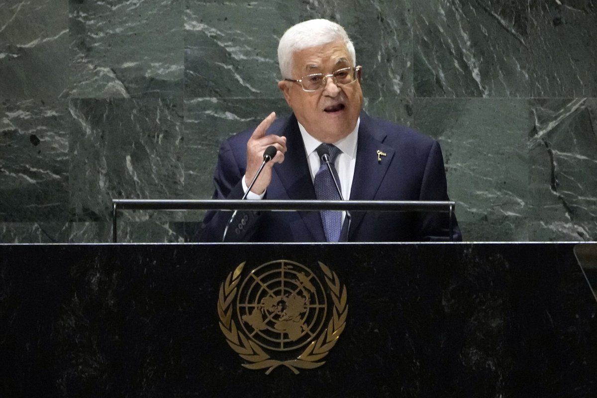 EpshtainItay's tweet photo. On 26 September #Israel's Netanyahu and #Palestine's Abbas  will address the UN General Assembly #UNGA76. We can already predict the backdrop for their addresses would be ongoing hostilities in #Gaza, mounting tensions in the West Bank, and the @CIJ_ICJ (expected) determination that Israel's presence in occupied territory has become unlawful, and that the UNGA should expeditiously work towards bringing it to an end.
