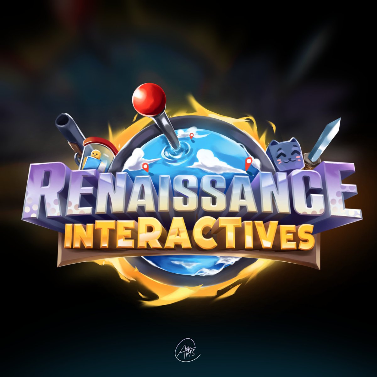 Logo Commission  "Renaissance Interactives" 

Womp womp💥💥

If  interested Dm me.  

#ROBLOX | #RobloxDev