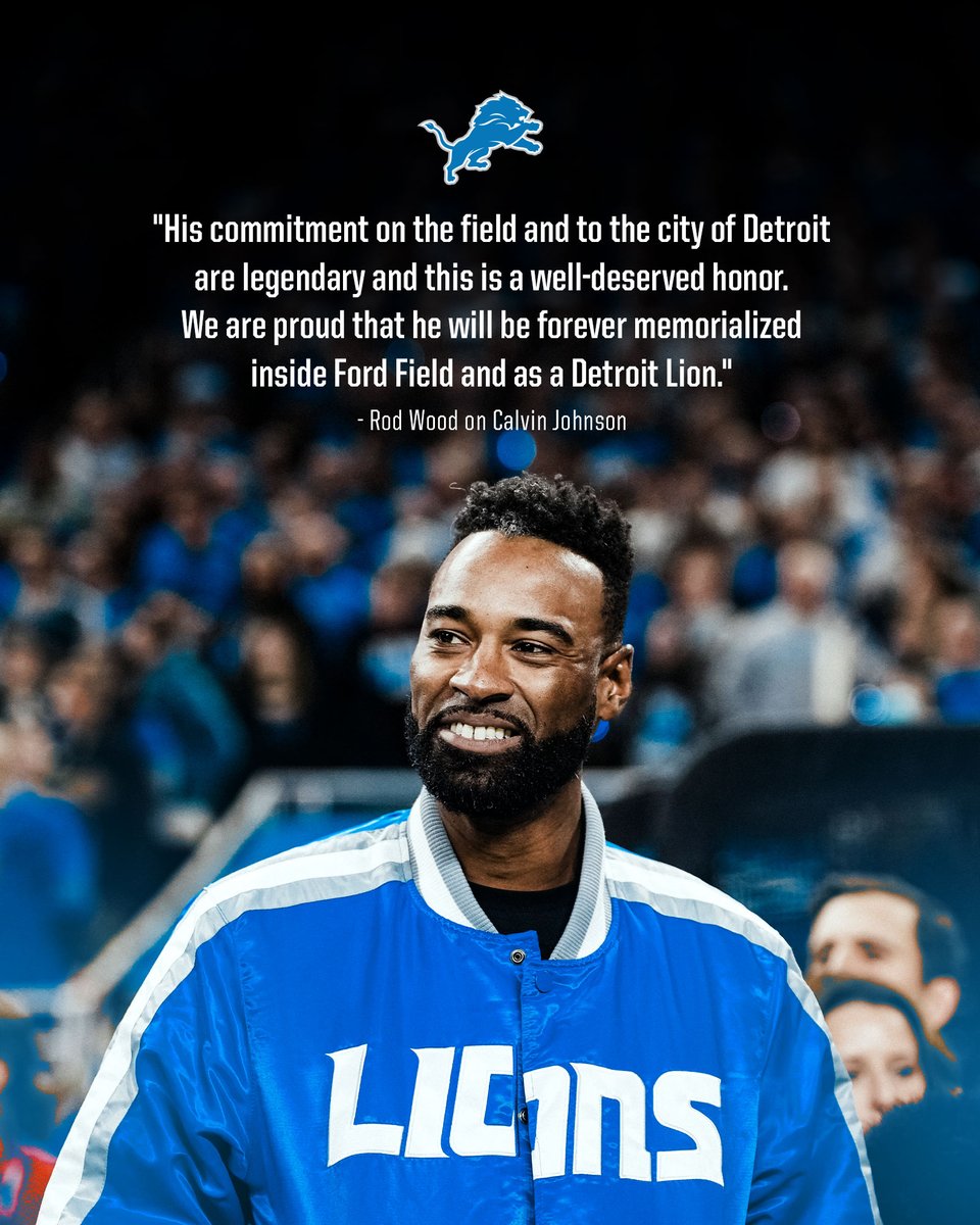 Lions's tweet photo. Forever a Lion

@calvinjohnsonjr https://t.co/UlWF3lmMjm