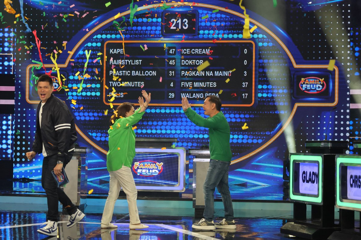 angiemagtanggol's tweet photo. Their winning moment ❤️ Congratulations, Team Soriano Family! 🫶🏻

📷: @FamilyFeudPH 
#MaricelSoriano | #FamilyFeud https://t.co/bhTXZCIRXk