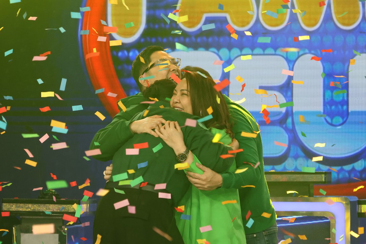 angiemagtanggol's tweet photo. Their winning moment ❤️ Congratulations, Team Soriano Family! 🫶🏻

📷: @FamilyFeudPH 
#MaricelSoriano | #FamilyFeud https://t.co/bhTXZCIRXk