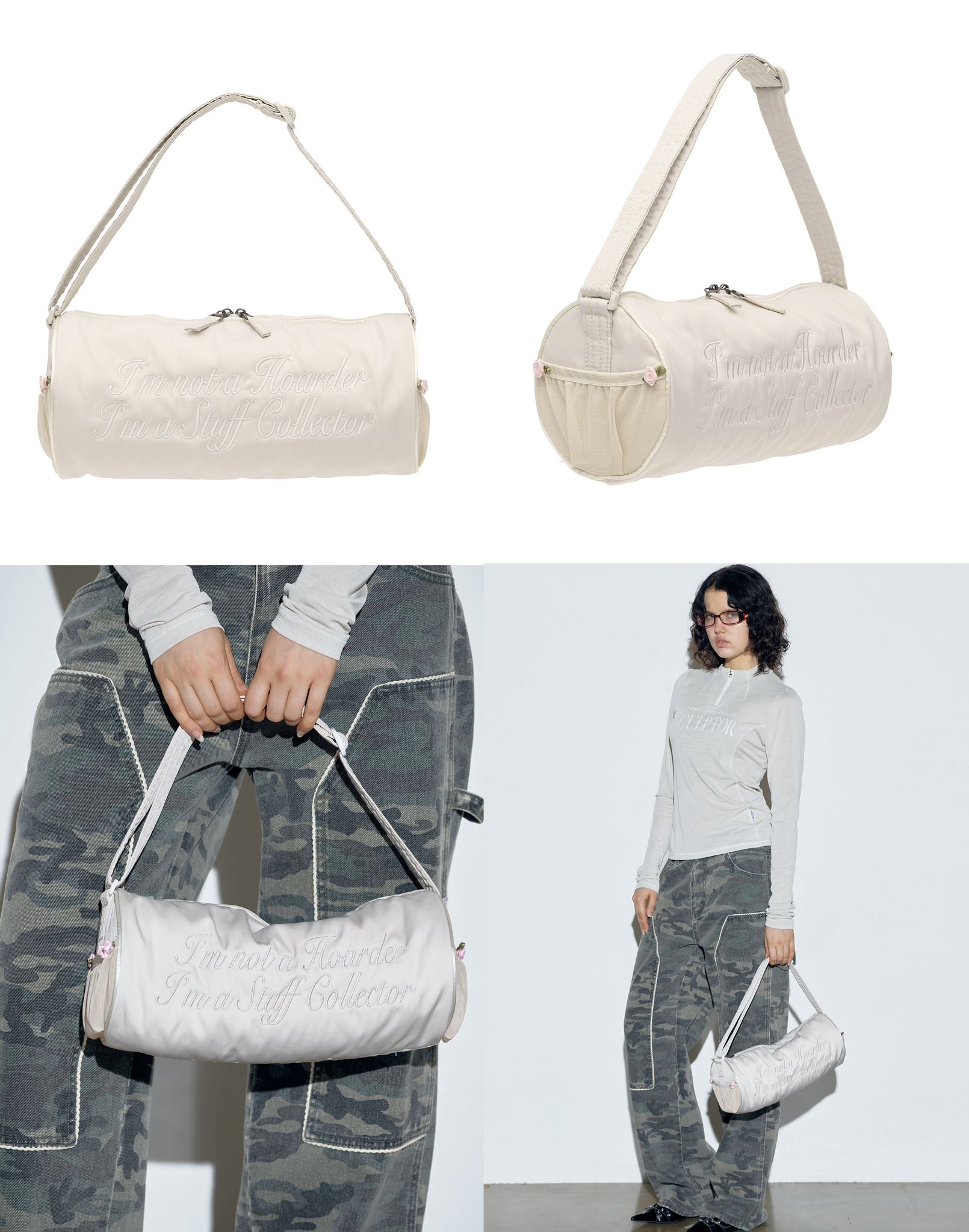 SCULPTOR Rose Mini Duffle Bagブラック