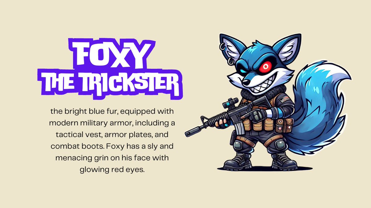 Squirrelonbase's tweet photo. Here's the second enemy boss: Foxy the Trickster. https://t.co/nhGNOPjnER