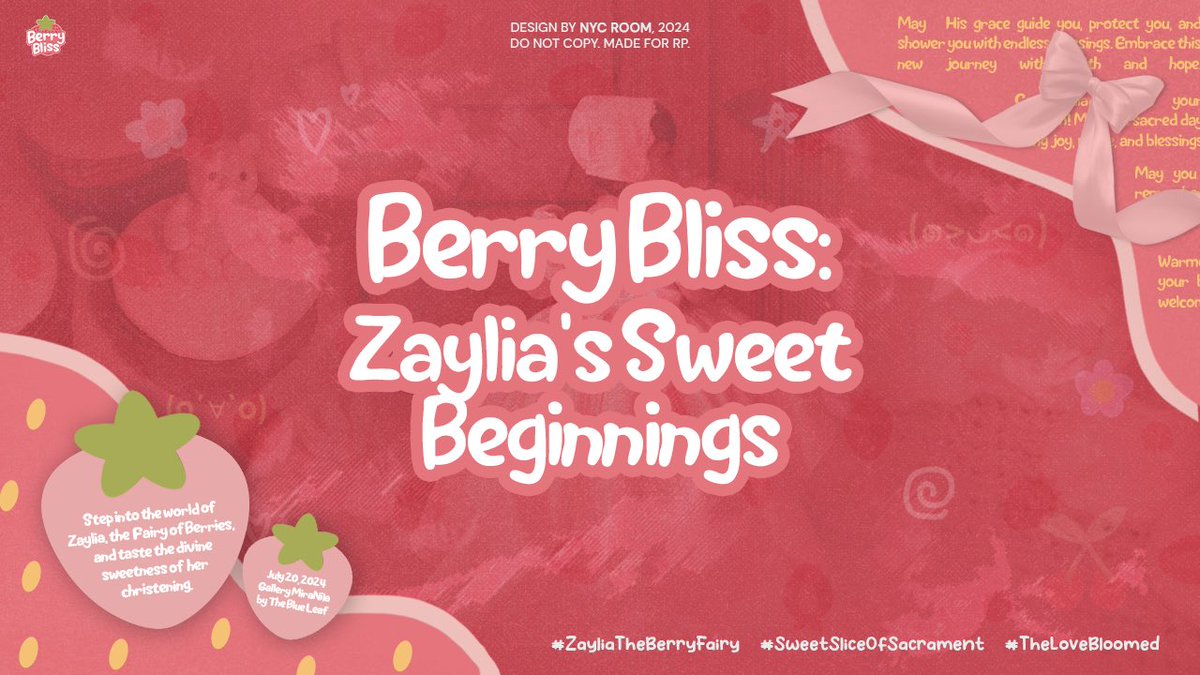 Berry Bliss: Zaylia’s Sweet Beginnings tweet media