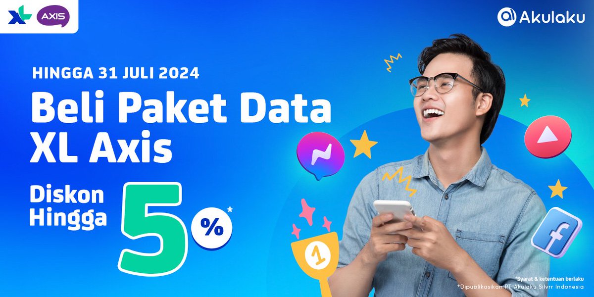 akulakuID's tweet photo. ✨DISKON DISKON DISKON✨
Buat yang pake XL Axis lagi ada DISKON HINGGA 5% Paket Data🔥
Cuss buruan klik >> https://t.co/wWH3Uerz4b
#PromoVirtual #XLAxis #GilaDiskon #PromoSeru #AkulakuIndonesia https://t.co/D8tUrnzgcg