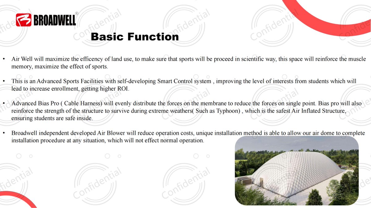 broadwe41362782's tweet photo. #Broadwellairdome The World 's #Firstone  for #sports to improve #physicalperformance and equipped with #AI systems. #WellnessJourney  #FitnessMotivation