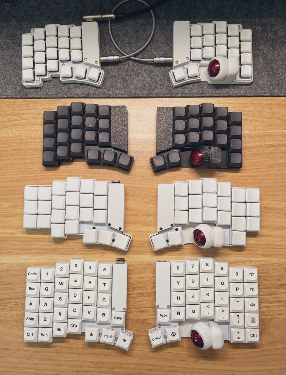 Keyballish シリーズ #Keyball39ish-m #Keyball39ish-LP #Keyball44ish