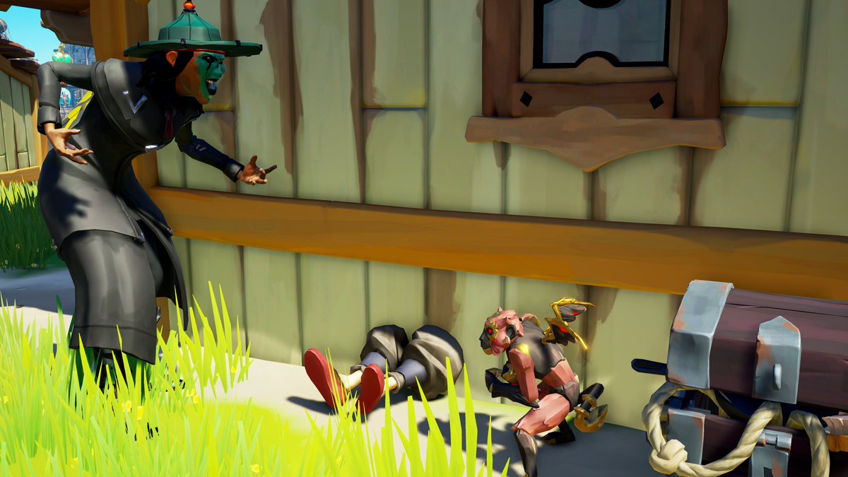 ChaserGolden's tweet photo. "Just try and stay out of my way. Just try! I'll get you, my pretty, and your little dog, too!"

Theme: Movie Moments
#SoTShot @SeaOfThieves #SeaOfThieves https://t.co/Uf8dDvqsmm