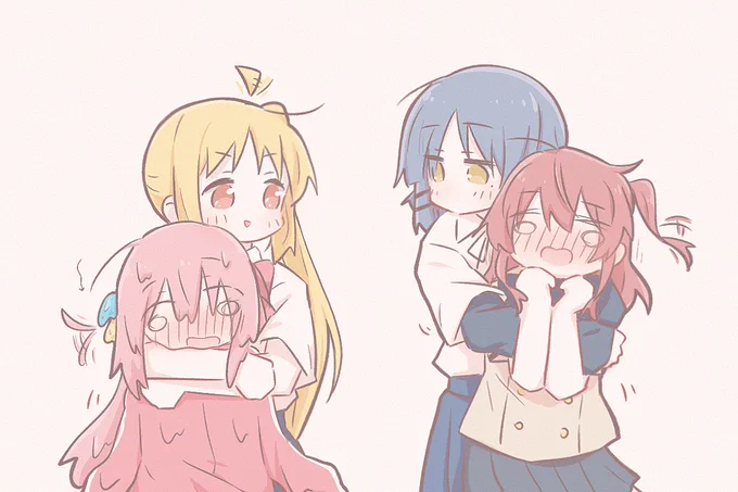 ぼ虹&リョウ喜多 バックハグ