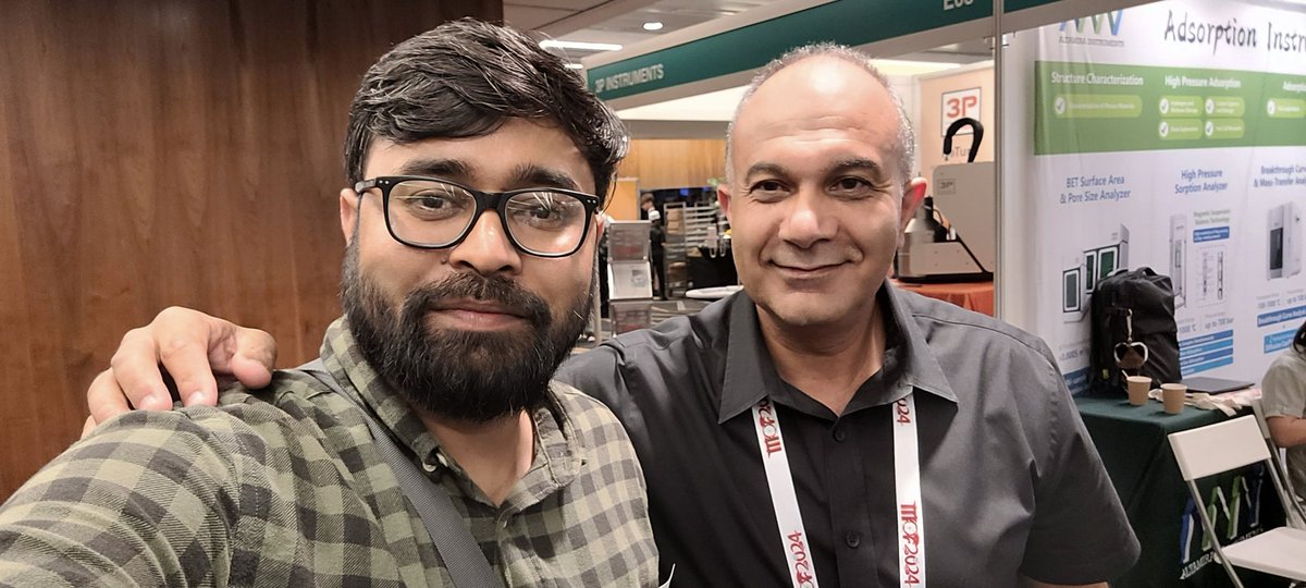 Yogeshwar More (@yogeshwarmore16) on Twitter photo Happy to meet and discuss with Prof.Omar Farha @OmarFarha5 (eminent in the field) at <a href="/9thMOF2024/">MOF2024</a> Happy to meet and discuss with Prof.Omar Farha @OmarFarha5 (eminent in the field) at <a href="/9thMOF2024/">MOF2024</a>