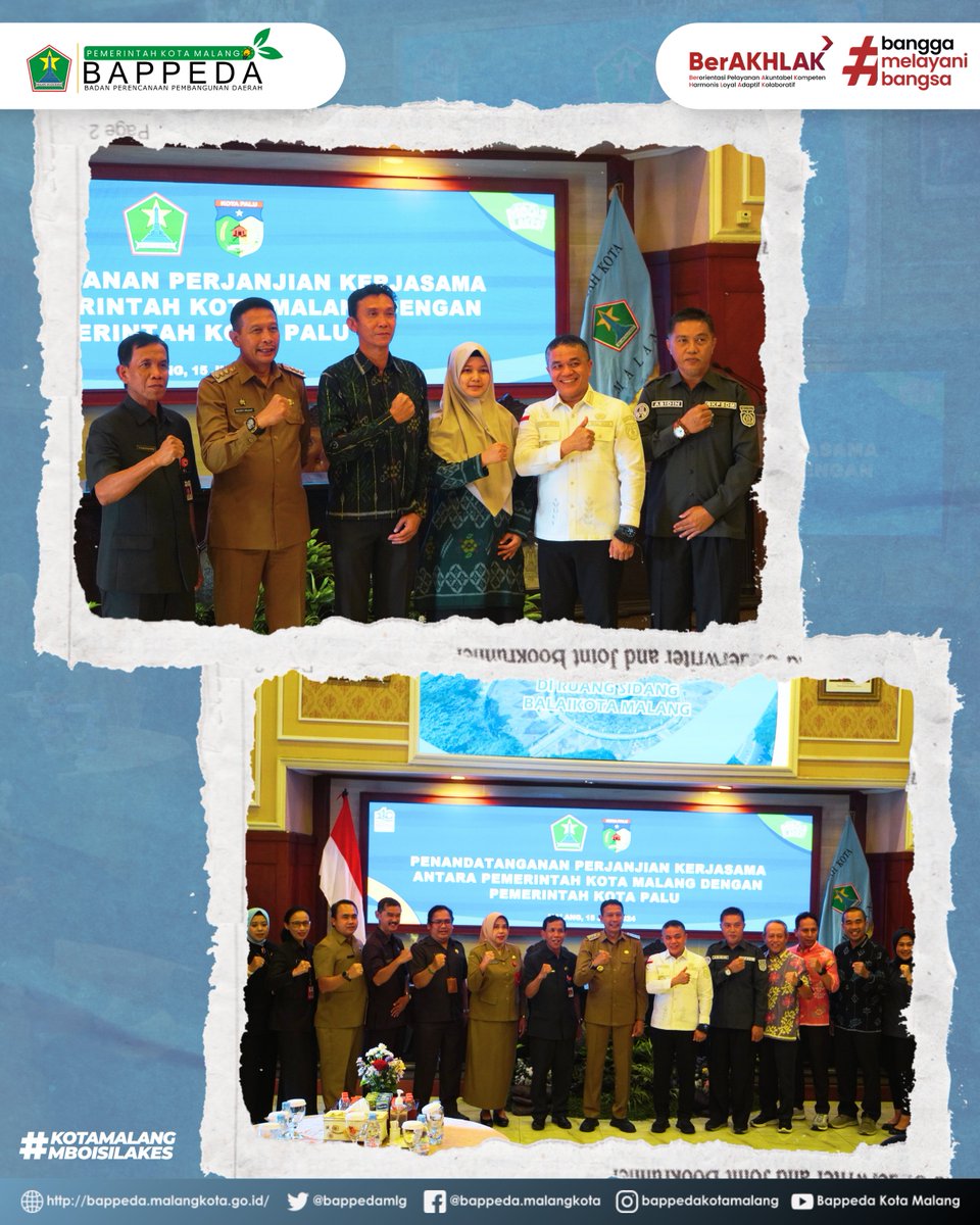 bappedamlg's tweet photo. Pj. Walikota menuturkan kerja sama ini juga menunjukkan bahwa ada kolaborasi dan sinergisitas yang baik antara kedua daerah untuk makin meningkatkan kualitas pelayanan publik. https://t.co/YQvGWjcYuk