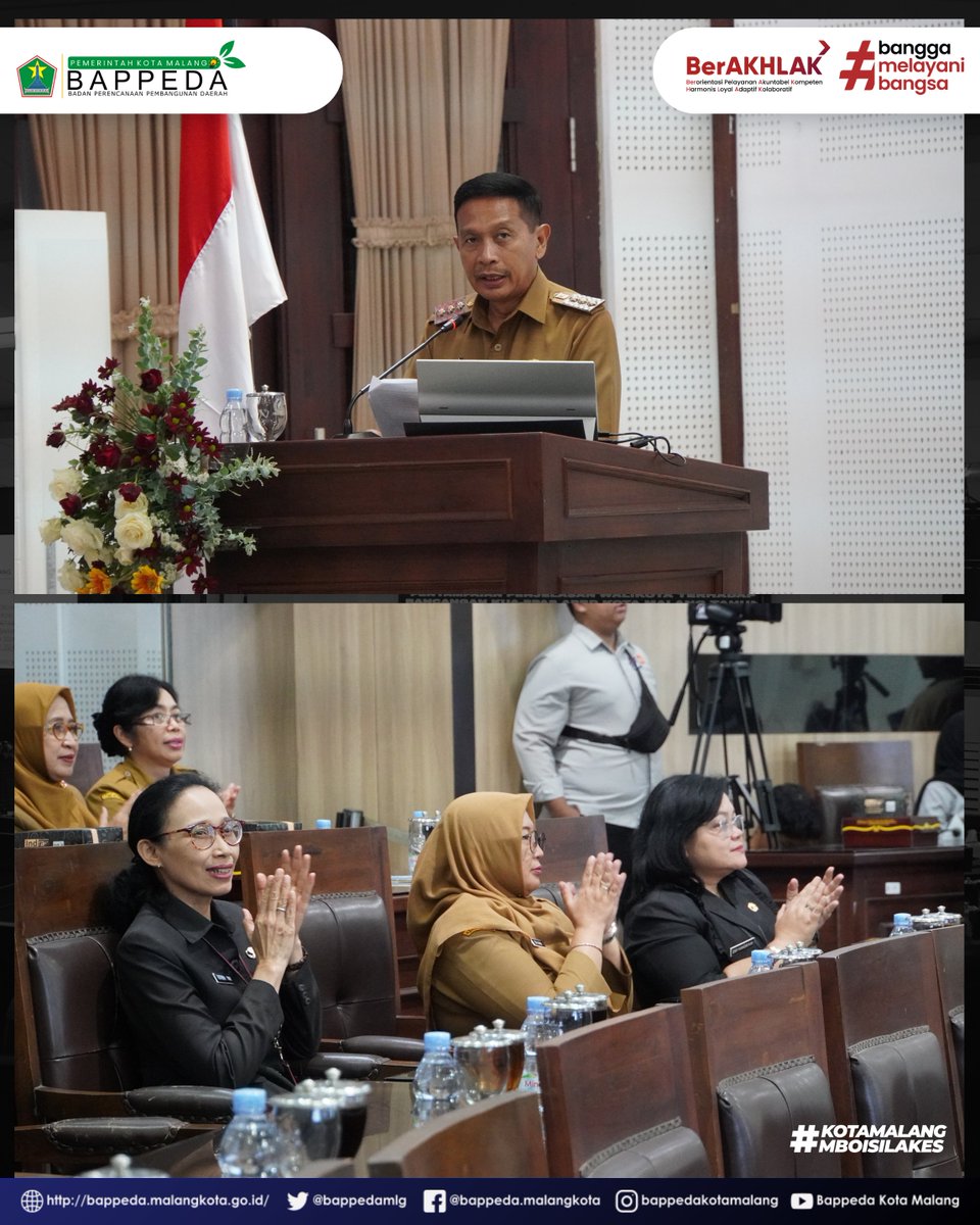 bappedamlg's tweet photo. #NawakNgalam &amp; #NawakPerencana

Kepala Bappeda mengikuti dua agenda Rapat Paripurna yaitu:
Penyampaian Penjelasan Walikota Terhadap Rancangan KUA-PPAS APBD Kota Malang Tahun Anggaran 2025 

#PemkotMalang
#BappedaKotaMalang https://t.co/WaDsrdeTeH