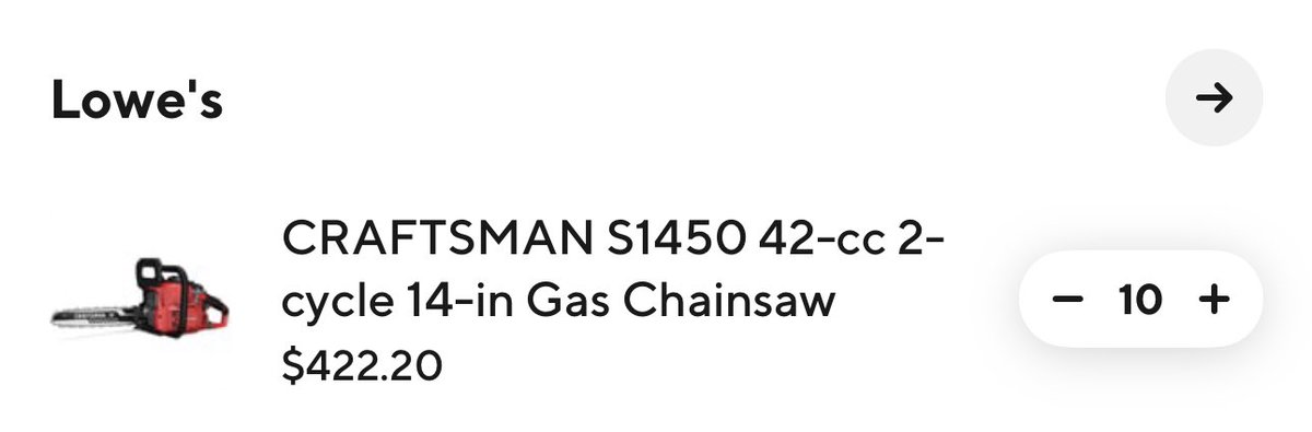 Gotta love <a href="/DoorDash/">DoorDash</a> price errors.
$500 profit off chainsaws before bed. Thank you <a href="/Lowes/">Lowe's</a>. 🫡

Get alerted for price errors and flips in Early Birds. 🪱 

whop.com/earlybirds/

opensea.io/collection/ear…