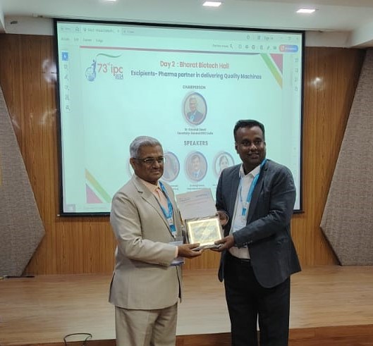 At the 73rd @IPC in Hyderabad, experts discussed the evolving landscape of excipient standards driven by technology and global harmonization. Karthik Iyer highlighted USP's role in ensuring medication quality. Read more at: ow.ly/9oMM50SB9wk. 
Visit: ow.ly/1Snj50SB9wR