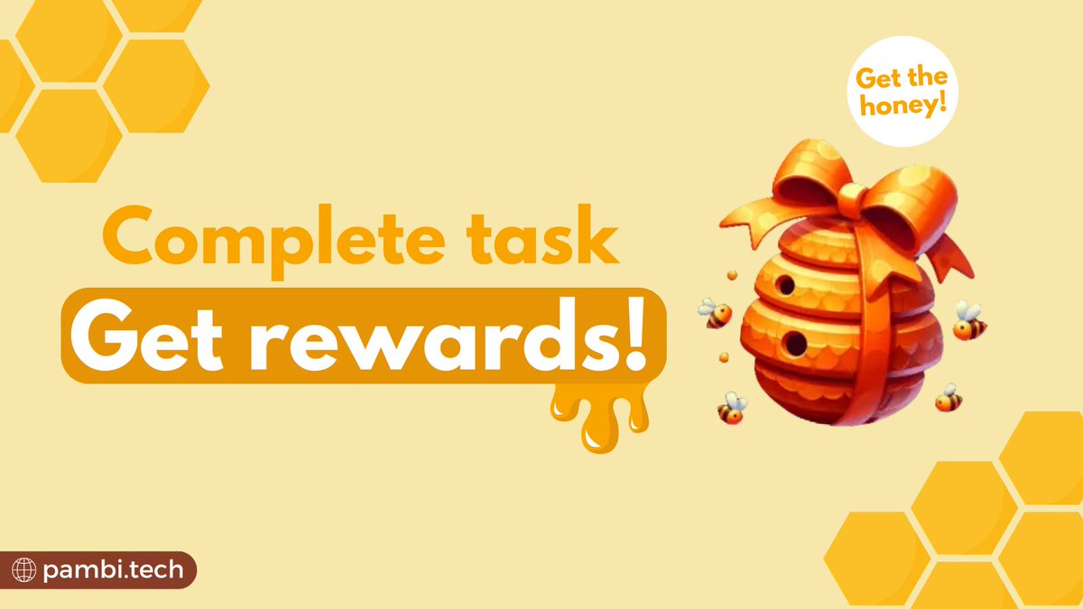 pambicoin's tweet photo. Friendly reminder, honey bees! 🔔

Make sure to complete every day's quest to get the maximum amount of HONEY and win bee parts in the upcoming #PAMBII crypto game! 🐝🍯

It's not too late! ⏳

🔗https://t.co/WKWzkrIsZ2 https://t.co/Pw2RwylnXY
