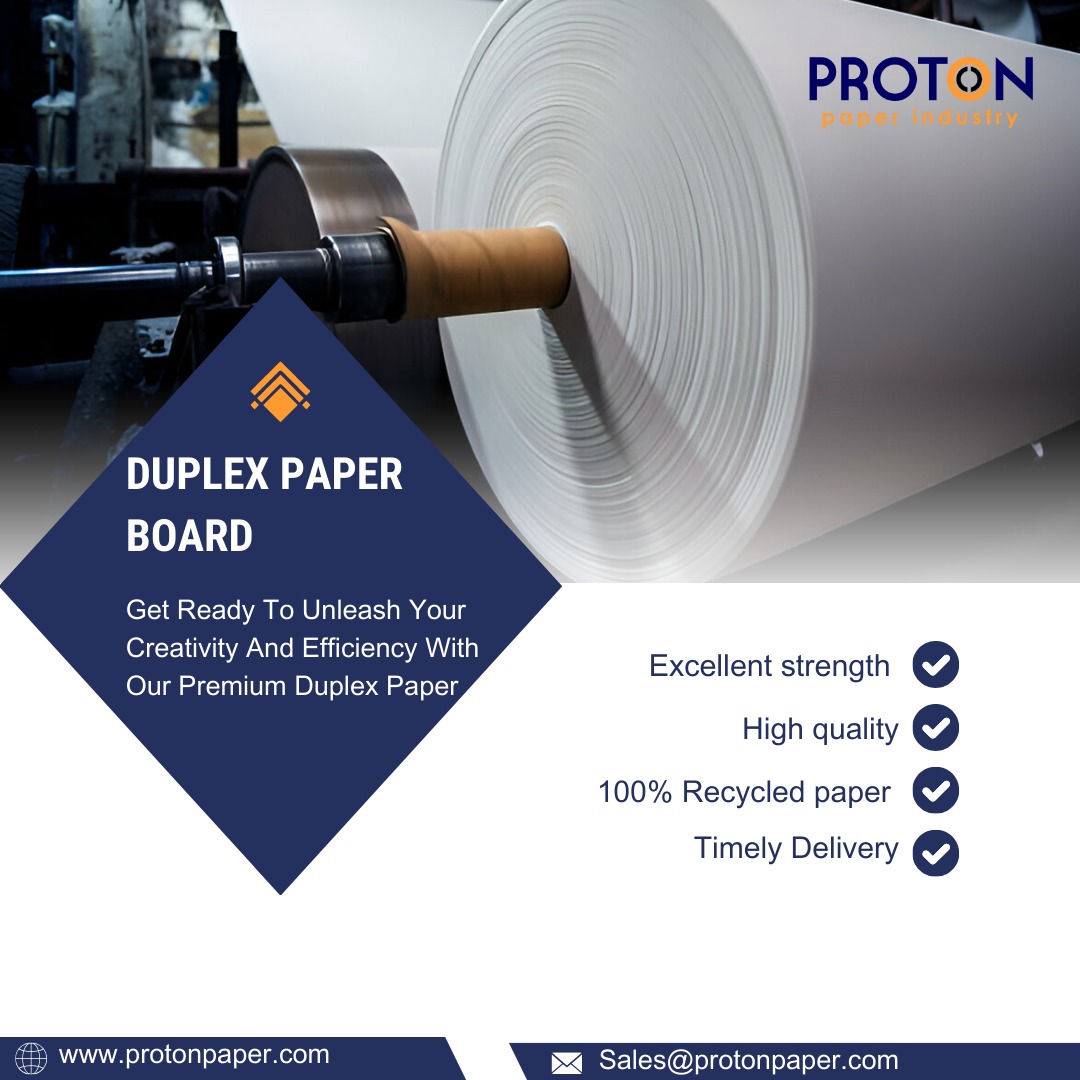 proton_paper's tweet image. "From pulp to perfection! Step inside our Duplex Paper Manufacturing unit where innovation meets sustainability. Every Paper crafted with care, every process designed for excellence."
protonpaper.com

#PaperPerfection #SustainableManufacturing #InnovationInPaper #lwc #hwc