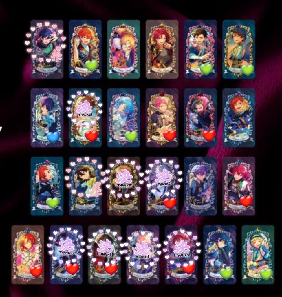 kasumichi1024's tweet photo. 【交換・譲渡】Museum Card ミュージアムカードNo.1 No.2

譲 画像参照

求 日和.零.斑.北斗>各330＋送料

各2BOX予約済。譲渡は💚>>無印かつ前払い可能な方のみ。💙は零.日和.北斗のみ。
❤は零.北斗>>日和のみ。箱違い可。
キャラ毎での交換最優先。
お気軽にお声かけください。 https://t.co/MFMahLBSA6