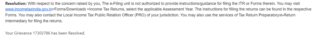 LokeshPareta's tweet photo. @IncomeTaxIndia @IncomeTaxRaj @nsitharamanoffc  Seems there is no once who can answer my queries..
your mail team &amp; customer-care executive said they can't answer and contact with PRO, PRO said contact efiling team.. 
is this your system to treat tax-payer? https://t.co/qsLezfcjNi