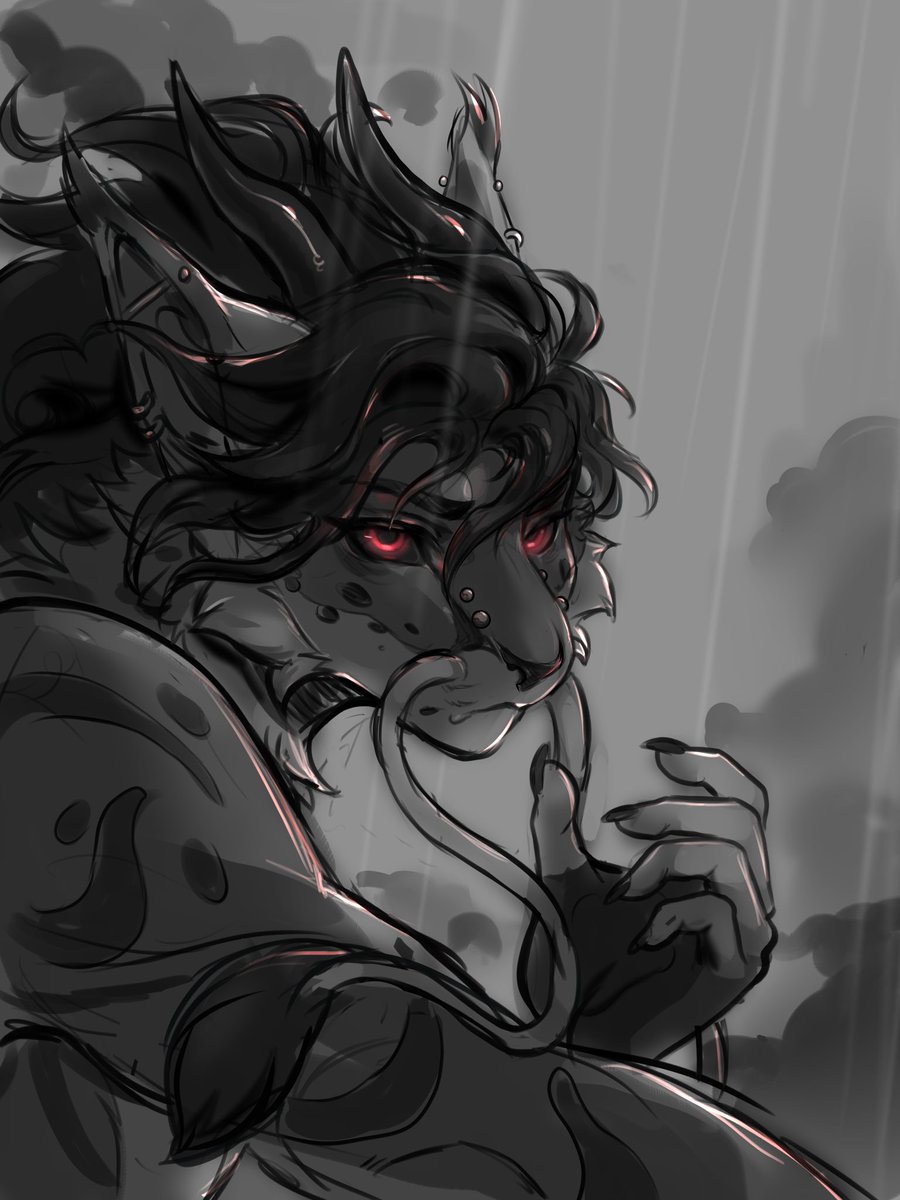 September_foxx's tweet image. Sketch for @Jusker892