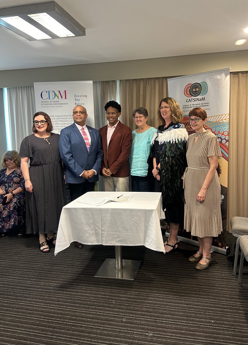 Council Deans Nursing and Midwifery Australia & NZ (@cdnmanz) on Twitter photo 🚨Today <a href="/CATSINaM/">CATSINaM</a> , CDNM & KKWR signed a landmark Partnership Investment Agreement marking a historical alliance to improve the health and wellbeing of Aboriginal, Torres Strait Islander and Māori communities! #PartnershipForChange 
@strictlykaren 🚨Today <a href="/CATSINaM/">CATSINaM</a> , CDNM & KKWR signed a landmark Partnership Investment Agreement marking a historical alliance to improve the health and wellbeing of Aboriginal, Torres Strait Islander and Māori communities! #PartnershipForChange 
@strictlykaren