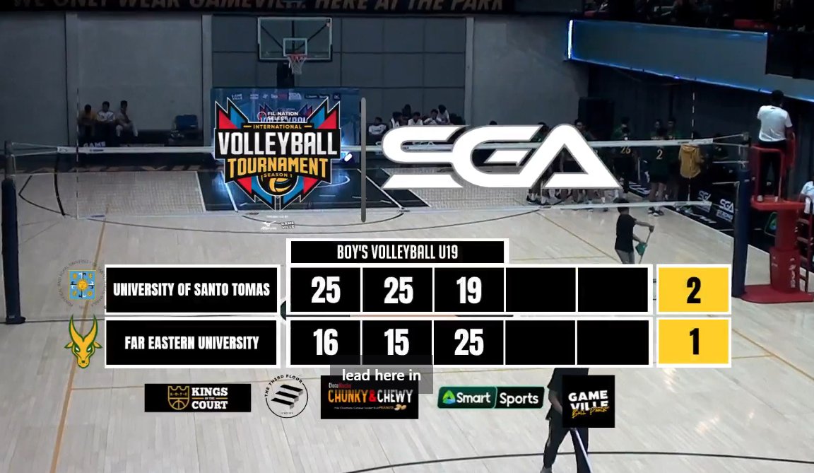 thelastwhistler's tweet photo. FEU Diliman charges to take Set 3! Bounce back Tiger cubs #GoUSTe | #FilNation https://t.co/UCPAIWwdec