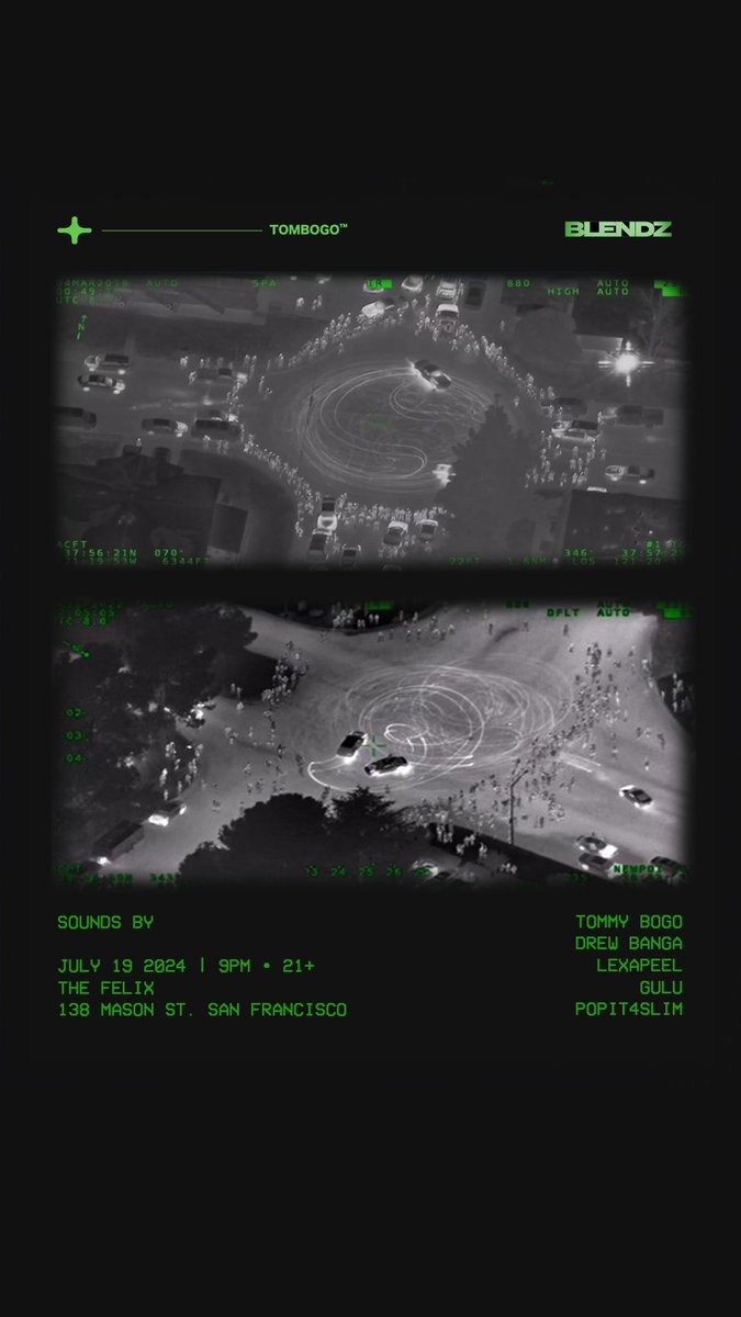 BLENDZ x <a href="/TOMBOGO/">TOMBOGO</a> 
@ The Felix July 19th! 

Sounds by @ Tommy Bogo 
<a href="/popit4slim/">popit4slim 🇰🇭</a> <a href="/Djlexapeel/">IG: Djlexapeel</a> &amp; GULU 

FREE entry with RSVP from 9-10pm! posh.vip/e/blendz-tom-b…