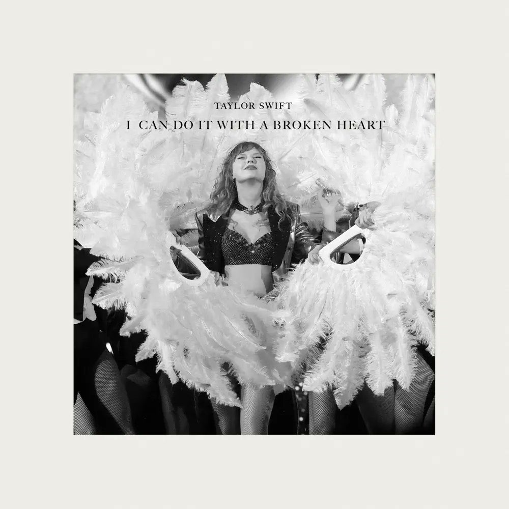 Taylor Swift unveils the cover art for ‘I Can Do It With A Broken Heart’ — confirming it as second single from ‘Tortured Poets.’
