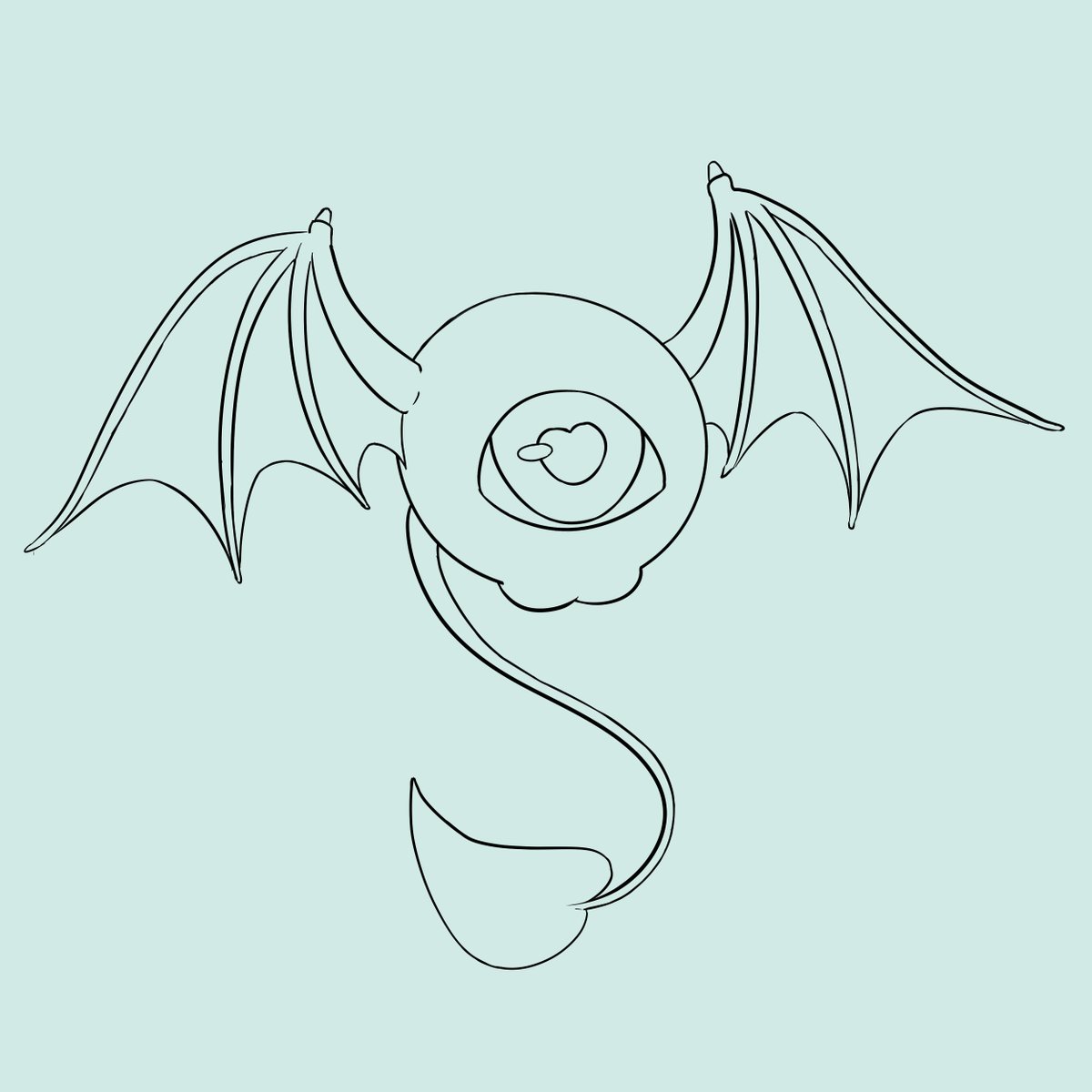 AruSoft_'s tweet image. Drew an Aibatt from memory, I haven't settled on a final design yet but I'm thinking I want the passive monsters to more on the cuter side.