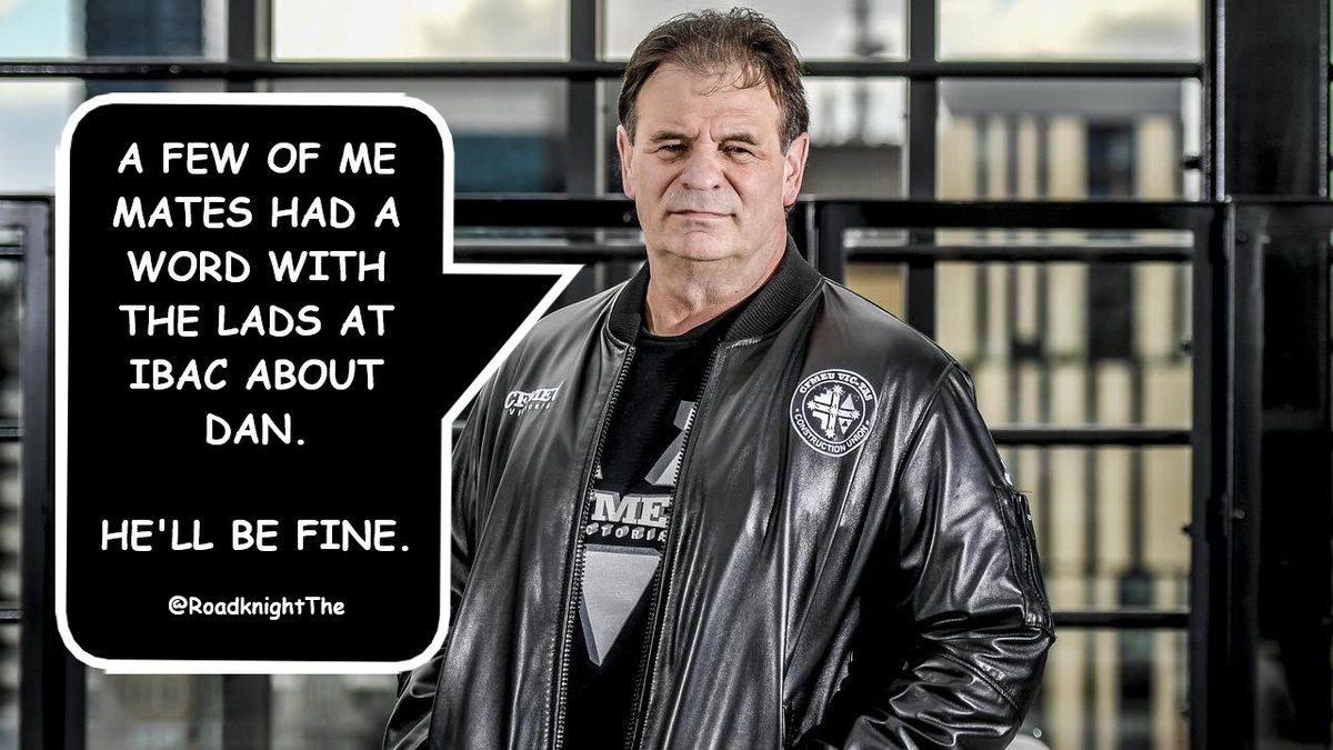 RoadknightThe's tweet photo. While John Setka is trending... https://t.co/LkzUlzVSWh