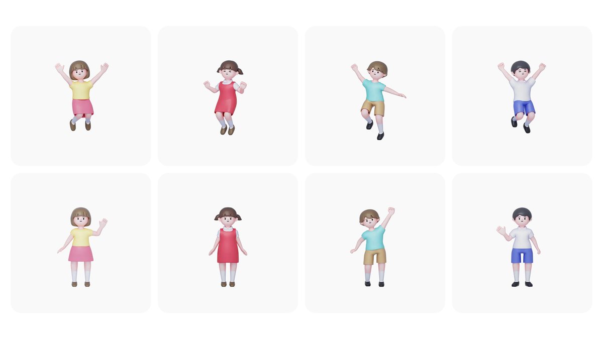 子供たち

無料で使えるイラスト素材の3Dfun
3d-fun.graphics

#フリー素材 #イラスト素材