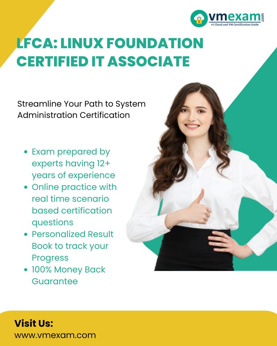 VM_Exam's tweet image. The Ultimate Guide on Linux Foundation LFCA Certification
vmexam.com/linux-foundati…

#LinuxFoundation #Linux #LFCA #LinuxFoundationLFCA #ITAssociate #SystemAdministration #LFCASyllabus #LFCAMockTest #LFCAPracticeTest #LinuxFoundationExam #LFCAExam