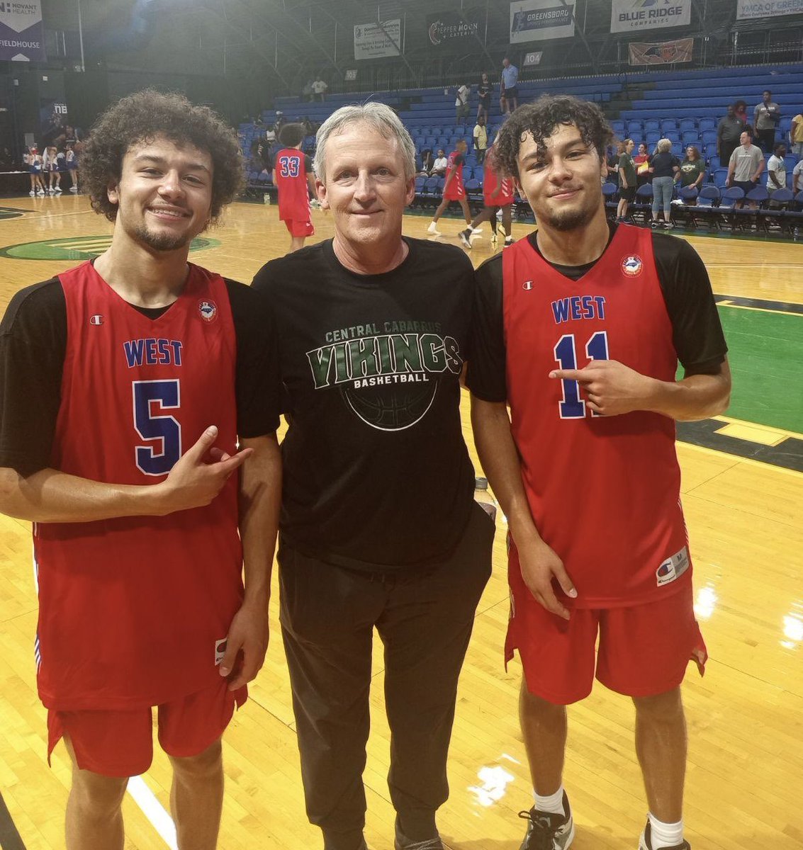 CCviking_BBALL's tweet photo. Congratulations to @DanielDuo5 on representing @CentralCabarrus @cc_vikings in the @NCCoachesAssn East-West All-Star Game. Both played well & now onto @CatawbaCollege @CatawbaMBB @CoachPerron42
@coachjimbaker is off to a new challenge @CannonSchoolMBB
#missionaccomplish ๐๐ https://t.co/pLIUzoczKv