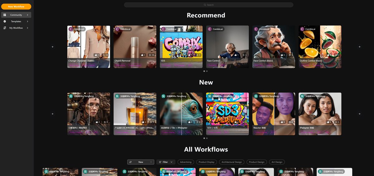 Combix_ai's tweet image. V1.9 beta has been released.

You can create and publish workflows, while others can run your workflows directly after just like using web apps.

The V1.9 Beta is an important update, and we spent 3 weeks developing important features in this release. Hope you like it!