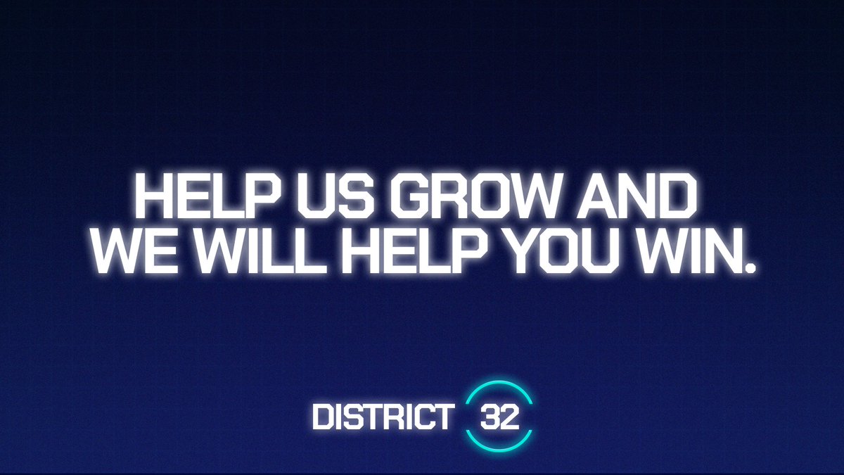 District_32's tweet photo. We’ve noticed that only a few are interacting with our Twitter/X. We're working hard to make District 32 as fun, rewarding and engaging as possible, but we need your help!

Help us reach 250 followers, and we’ll resume more exciting giveaways. The power to unlock more prizes is in your hands!

Let’s grow this amazing community together!

🔁 Retweet
💬 Comment
👥 Tag your friends

#District32 #TumbleAndToil #Casino #Giveaways #Freebies #ETH #Crypto #Contest