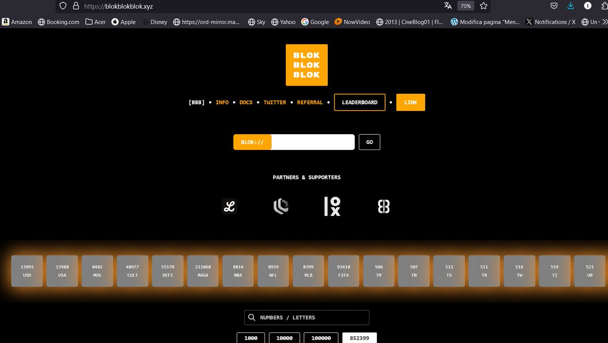 Gm🟧
We are trying to do something different by improving this sector and bringing technologies to the world of Bitcoin.
At this moment, etching a blok means being a pioneer of a movement that will change the internet.

Choose a BLOK and link whatever you want on it.