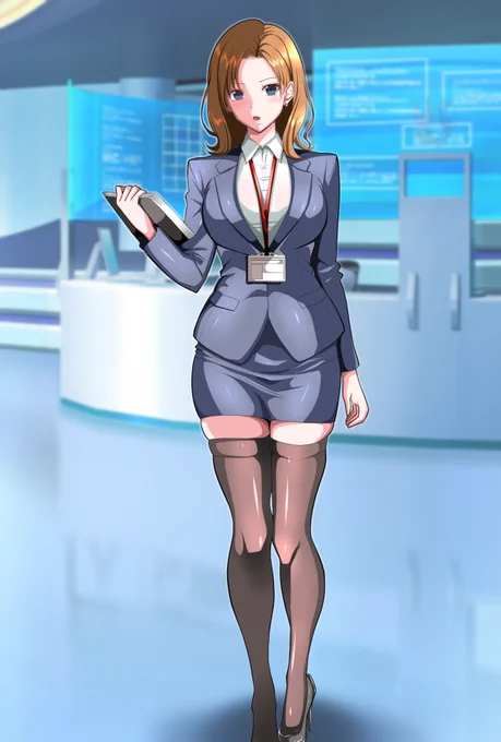 pixivリクエストを納品しましたドリアーヌオリジナルのOLさんです(≧▽≦)以前描いたOLさんを気に入ってくださり依頼してくれたのです!嬉しい!!!! 