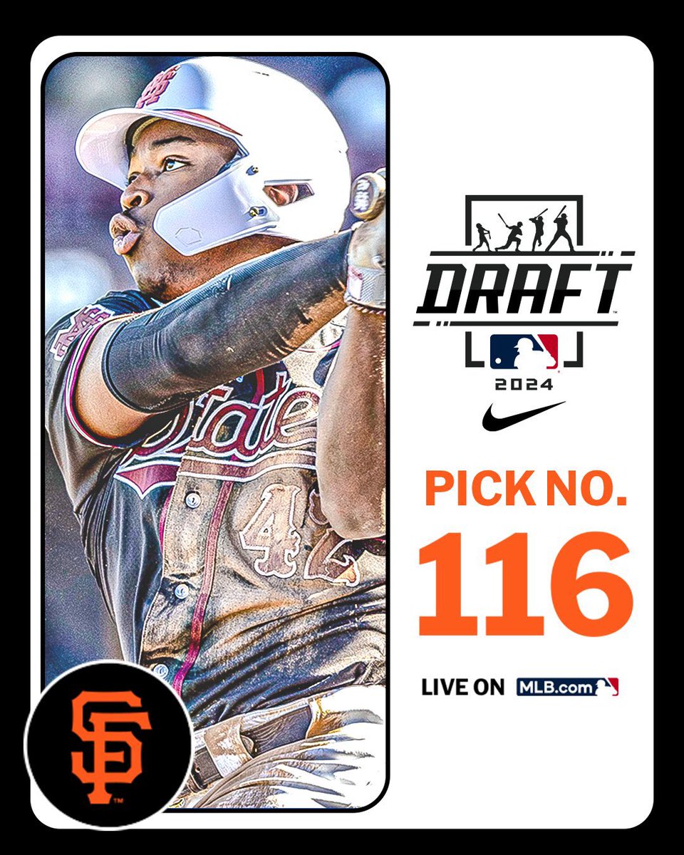 DulinsDodgers's tweet photo. ‼️Congratulations to Dodger @Kota_1k on being selected by the @SFGiants in Round 4 (116) of the 2024 @MLBDraft 💫
#DDFamily https://t.co/l8MnqjOYrK