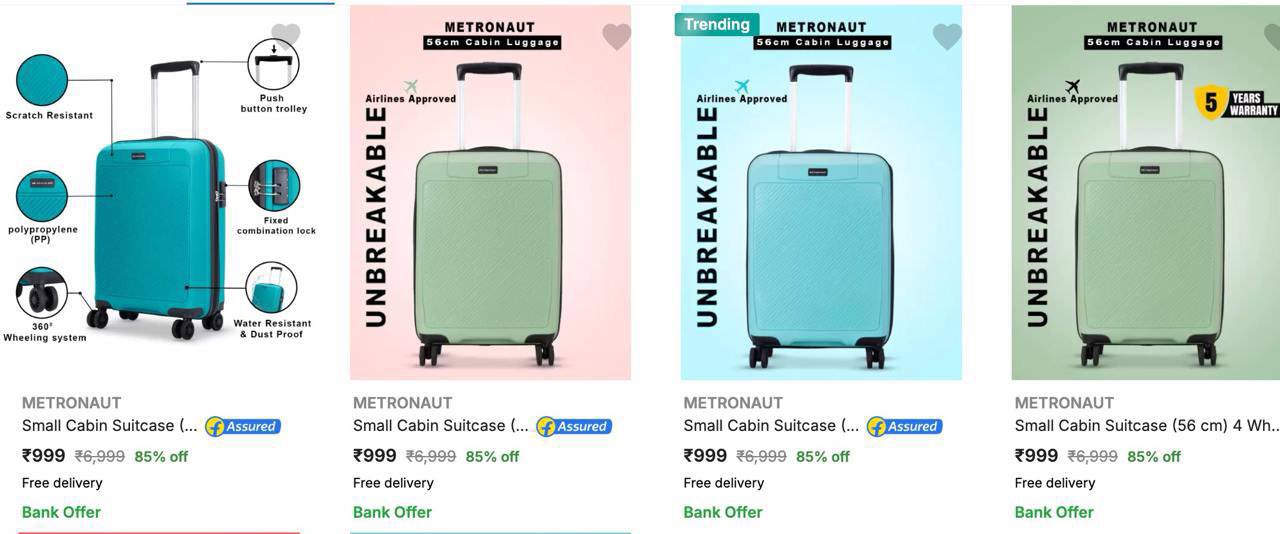 DealzTrendz X Metronaut Luggage for 999 Add To Cart Price Will Change https t AbqfP1ncfc https t PGuYVOe5bR X